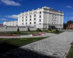 Монтажные работы  по устройству пожарной сигнализации, системы оповещения о пожаре, охранной сигнализации, телефонизации, телевидения, видеонаблюдения, локальной интернет сети, системы доступа СКУД , вызова персонала Гостиничного комплекса по ул. Московская, д.41, Вахитовского района г. Казани.
